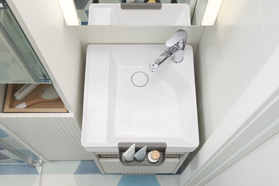 KOHLER科勒 浴櫃組系列-K-32160T-PPW Spacity面盆浴櫃檯組浴櫃(粉嫩白) KOHLER,科勒,浴櫃組系列,K-32160T-PPW,Spacity面盆浴櫃檯組浴櫃(粉嫩白)