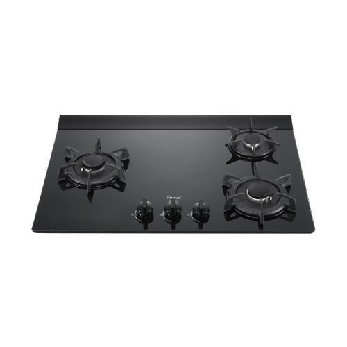 RINNAI林內 彩焱系列-RB-L3710G(BL)(A) 檯面式彩焱玻璃三口爐 RINNAI,林內,彩焱系列,RB-L3710G(BL)(A),檯面式彩焱玻璃三口爐