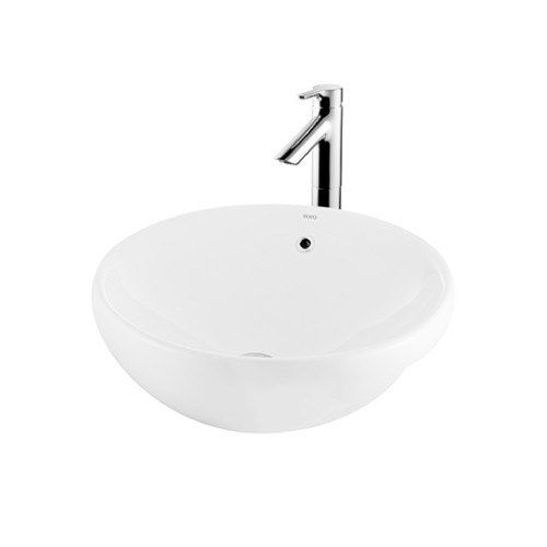 TOTO東陶 半崁.下崁.壁掛臉盆系列-LW533JU 半崁式臉盆 不含龍頭 TOTO,東陶,半崁臉盆,下崁臉盆,壁掛臉盆,LW533JU