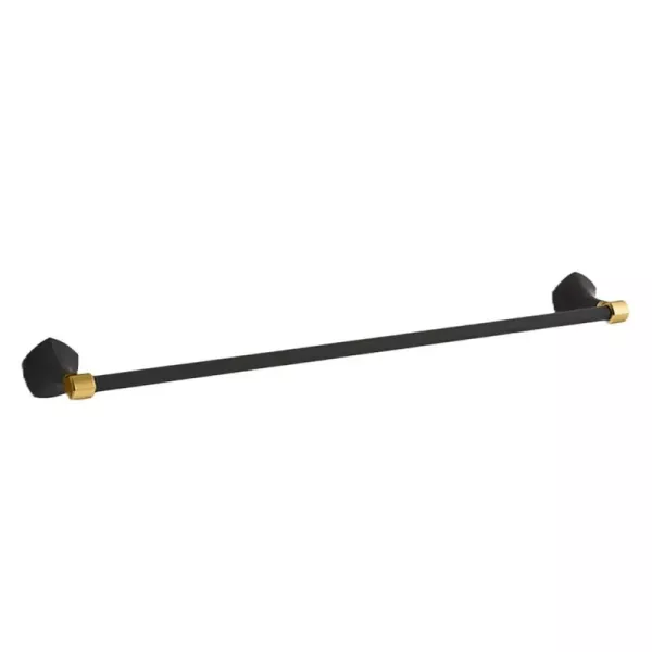 KOHLER-Occasion 18吋單桿毛巾架 (霧黑/摩登金)L51.6 *D8.8 *H5.9cm 