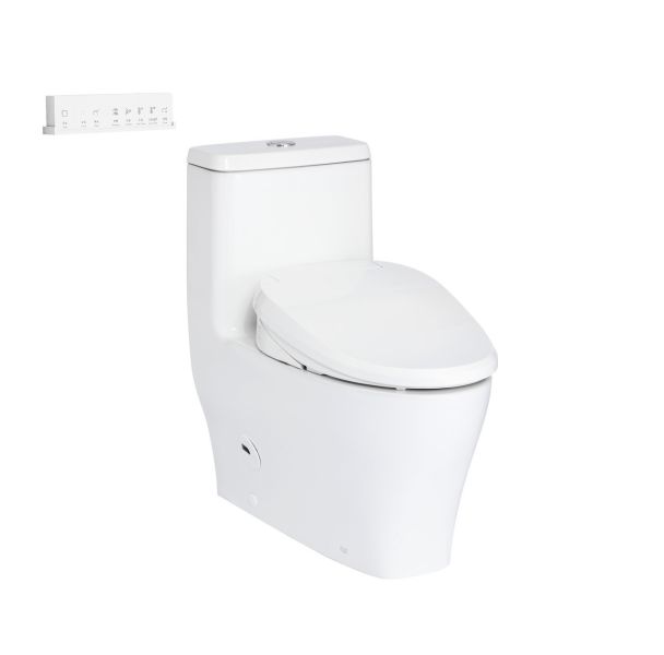 KOHLER-Family Care 水漩風單體馬桶(白,305mm,不含緩降蓋)                                            隱藏管線版,3.0/4.5L兩段金級,700*748*378mm 
