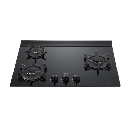 RINNAI林內 彩焱系列-RB-L3710G(BR)(A) 檯面式彩焱玻璃三口爐 RINNAI,林內,彩焱系列,RB-L3710G(BR)(A),檯面式彩焱玻璃三口爐