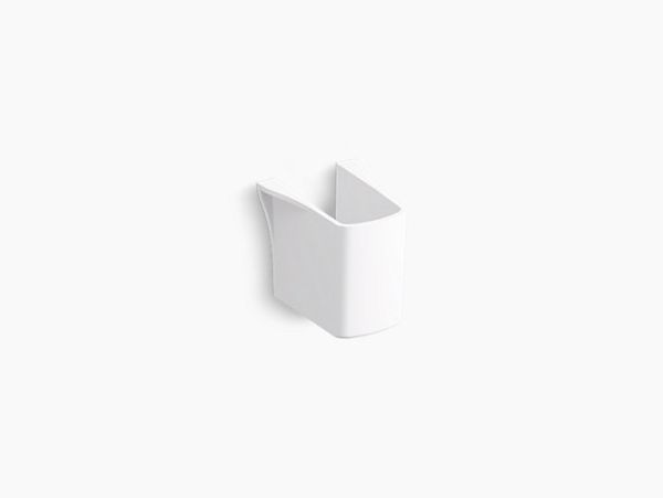 Kohler-Reach 單孔半瓷腳壁掛臉盆(成套),572*454mm 