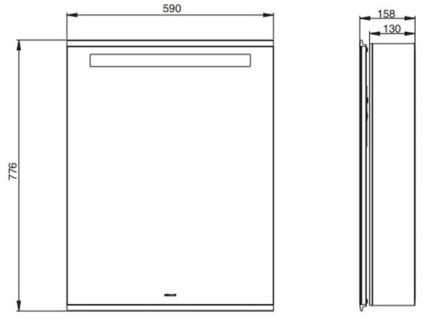 KOHLER科勒 MaxiSpace系列-K-96106T-R-NA鏡櫃(右開門) KOHLER,科勒,MaxiSpace系列,K-96106T-R-NA,鏡櫃(右開門)
