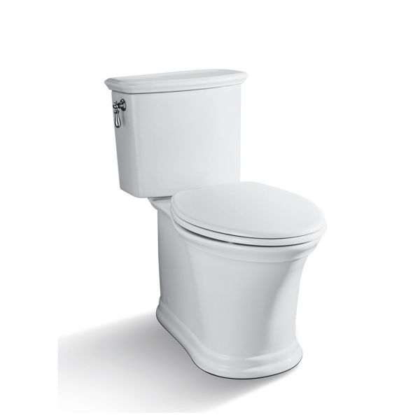 Kohler-Harken 水漩風分體馬桶(成套)(白,305mm),3/4.5L兩段金級,743*367*732mm 