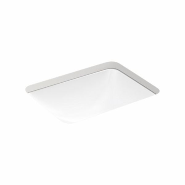 Kohler-Caxton 19"方型下崁盆(白),480*360mm 