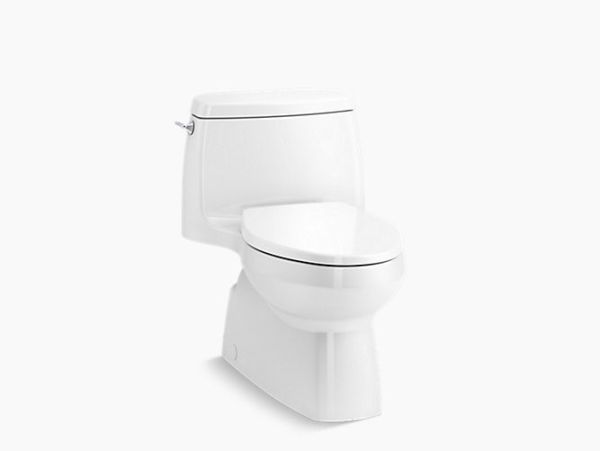 Kohler-Santa Rosa 五級旋風單體馬桶(白,含緩降蓋K-22262T-0,305mm4.0L單段金級,699*483*684mm 