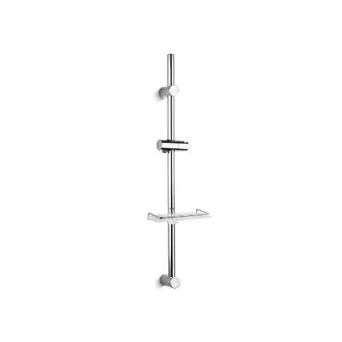 KOHLER科勒 Showering系列-K-R12879T-CP 升降桿(含皂盤) (鉻)80cm KOHLER,科勒,Showering系列,K-R12879T-CP,升降桿(含皂盤)(鉻)80cm