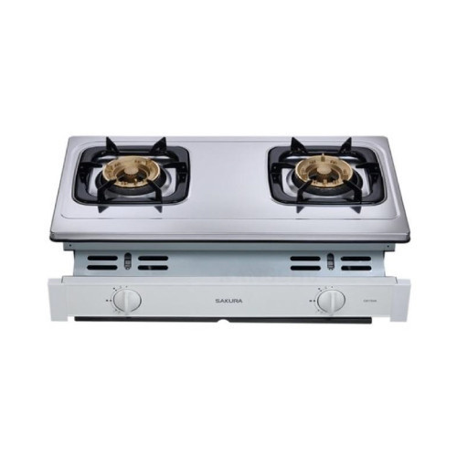 SAKURA櫻花 嵌入式瓦斯爐系列-G-6150AS二口安全嵌入爐 SAKURA,櫻花,嵌入式瓦斯爐系列,G-6150AS,二口安全嵌入爐