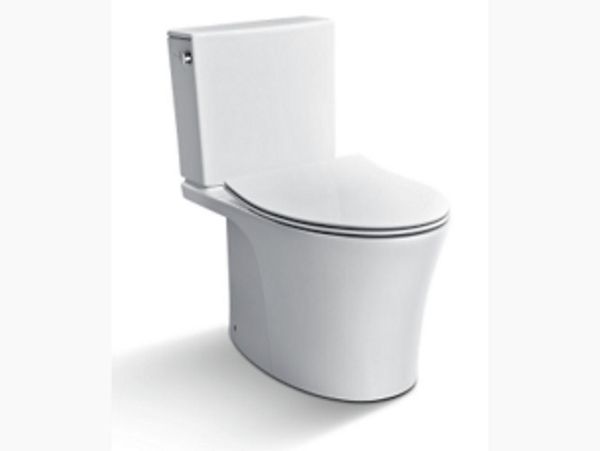 Kohler-Veil 五級旋風分體馬桶組(白,305mm),3/4.5L兩段金級,718*373*755 mm 