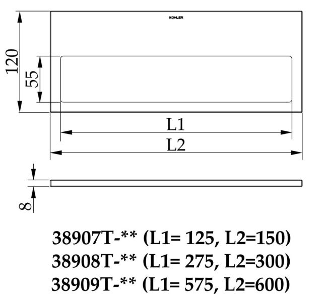 Spacity  15cm 毛巾架托盤(棕) 