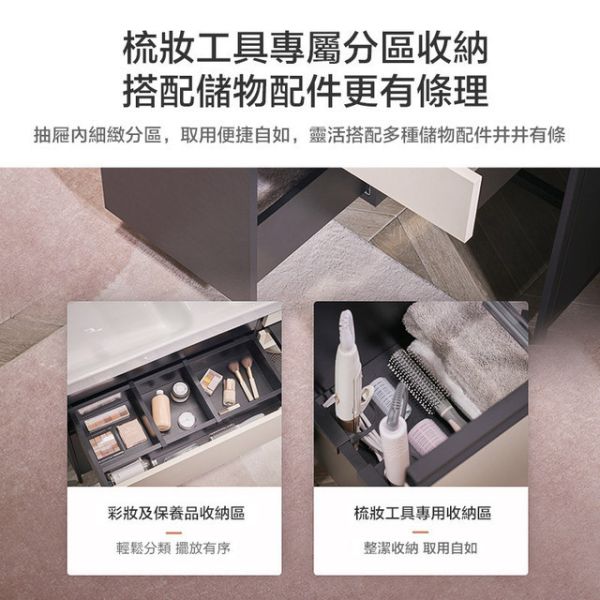 KOHLER-MaxiSpace2.0 雙臉盆雙孔一體成型檯面盆(白)1200mm 