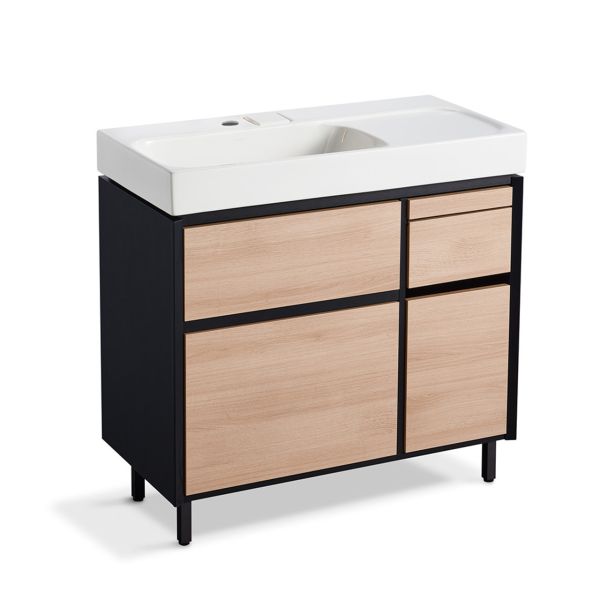 KOHLER-MaxiSpace 面盆浴櫃組900*450mm(含50209T洗衣板) 
