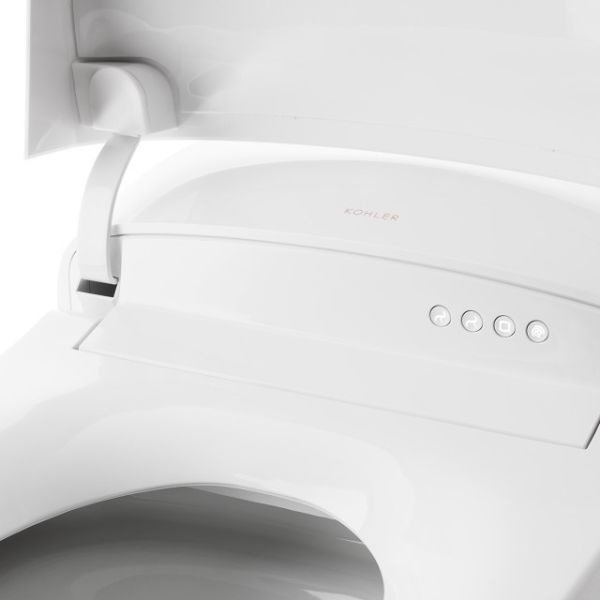 KOHLER-Eir 智能馬桶(白,305mm,含遙控器)/4.8L兩段金級,外露式,110V/60HZ,700*418*523mm 