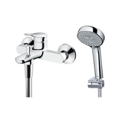 TOTO東陶 淋浴龍頭系列-TBS04302P2A-S4 淋浴用單槍龍頭 搭配二段式蓮蓬頭 LF系列 TOTO,東陶,淋浴龍頭系列,TBS04302P2A-S4,淋浴用單槍龍頭,搭配二段式蓮蓬頭,LF系列