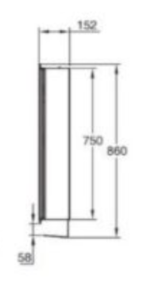 Kohler-Family Care 60 cm 鏡櫃-左開 (帶插座) 