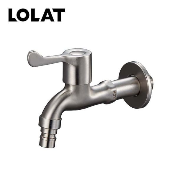 LOLAT 不鏽鋼加長型皮管長栓 LWC1888 