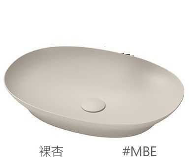 TOTO- NEOREST系列檯面上臉盆 不含龍頭 期貨品 L4706TW #MBL霧黑 #MBE裸杏 