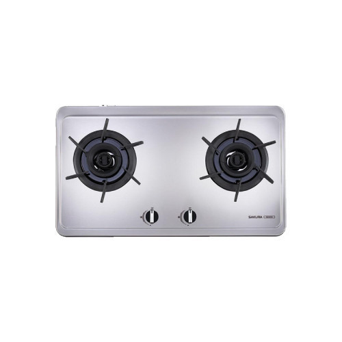 雙炫火檯面爐(白鐵) 廚房電器,瓦斯爐,雙炫火檯面爐(白鐵)
