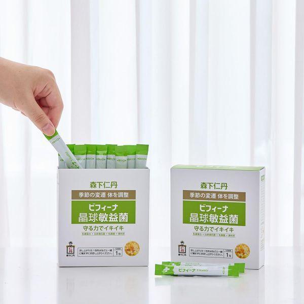 【森下仁丹】晶球敏益菌 (30包/盒x4盒) 贈：晶球益纖菌 (1盒) 
