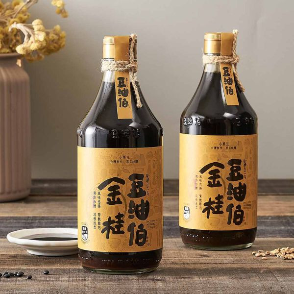 【豆油伯】金桂釀造醬油6瓶 