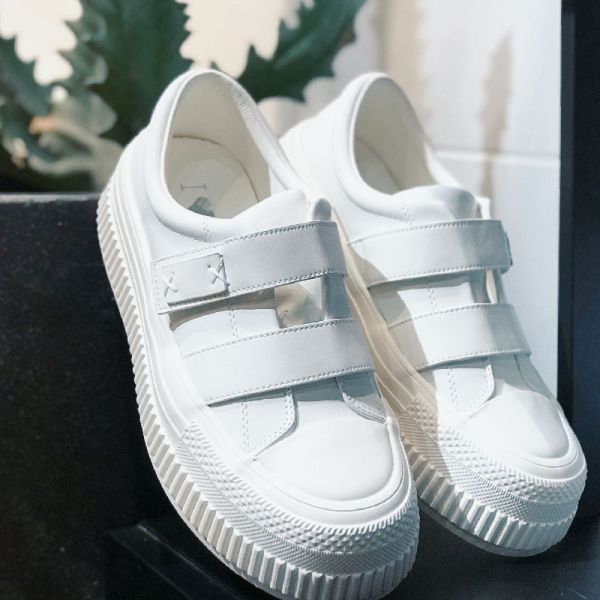 魔鬼沾上餅乾鞋-奶油白 小白鞋,餅乾鞋,厚底鞋,休閒鞋,鬆餅鞋,真皮鞋,送客神器,情侶鞋,女鞋