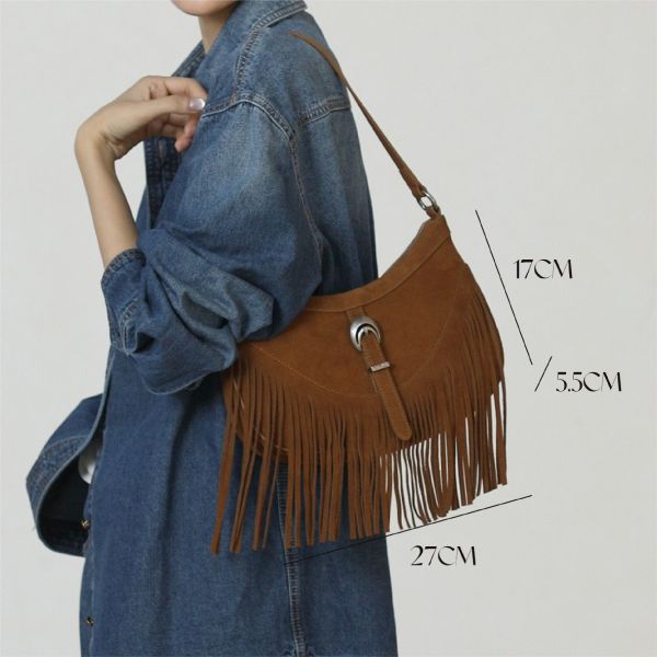 麂皮馬鞍包-棕色 女包推薦,女用包包,側背包女,肩背包女,手提包女,百搭女包,通勤包推薦,小包推薦女,女用小方包,大容量女包,托特包女,腋下包女,馬鞍包女,封口包,拉鍊包,真皮女包,編織包女款,棉麻包推薦,質感女包.小眾女包品牌,麂皮包,流蘇包