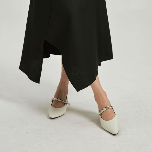 乖女孩反擊-壓紋銀扣瑪莉珍-壓紋白 小白鞋,餅乾鞋,厚底鞋,休閒鞋,鬆餅鞋,真皮鞋,送客神器,情侶鞋,球鞋,厚底球鞋,樂福鞋,瑪莉珍鞋