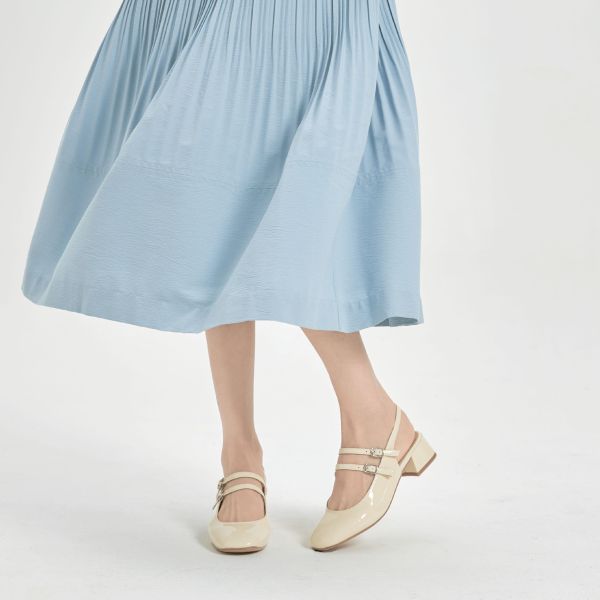 學院風打底-優雅不費力瑪莉珍鞋-光澤白 小白鞋,餅乾鞋,厚底鞋,休閒鞋,鬆餅鞋,真皮鞋,送客神器,情侶鞋,球鞋,厚底球鞋,樂福鞋,瑪莉珍鞋