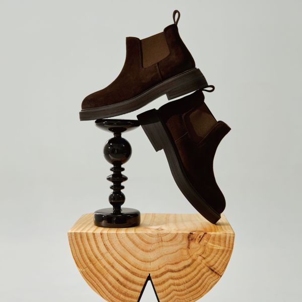 長褲完美搭-麂皮短筒切爾西靴-咖啡色 小白鞋,餅乾鞋,厚底鞋,休閒鞋,鬆餅鞋,真皮鞋,送客神器,情侶鞋,球鞋,厚底球鞋,樂福鞋,瑪莉珍鞋,高跟鞋,女鞋,勃肯鞋,短靴,切爾西靴,踝靴,靴子