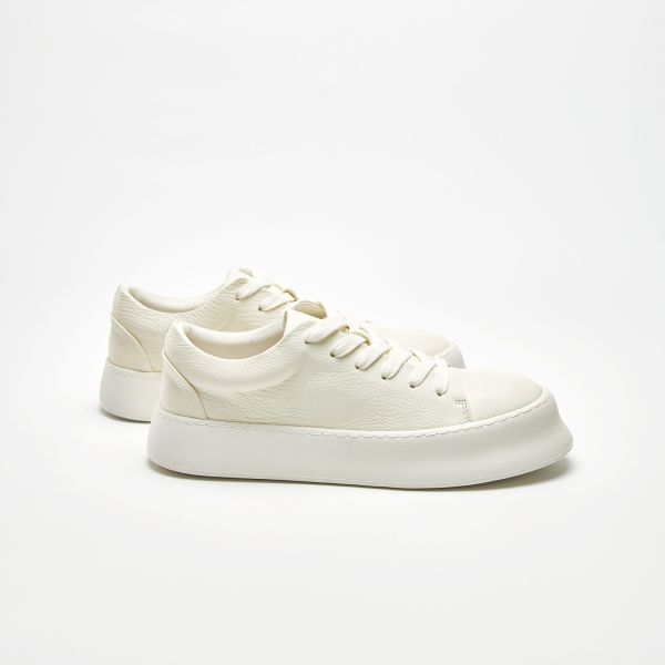 完美穿搭基底-厚底鞋帶休閒男鞋-白 小白鞋,餅乾鞋,厚底鞋,休閒鞋,鬆餅鞋,真皮鞋,送客神器,情侶鞋,球鞋,厚底球鞋,樂福鞋,瑪莉珍鞋,上班鞋,情侶鞋,男鞋