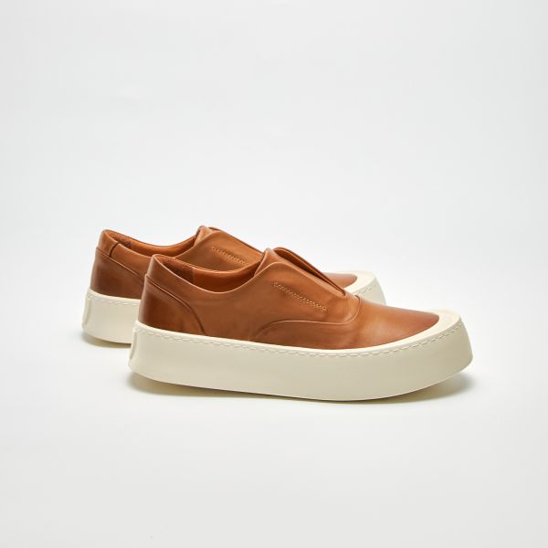 多賴床10分鐘-U背懶人男鞋-棕 小白鞋,餅乾鞋,厚底鞋,休閒鞋,鬆餅鞋,真皮鞋,送客神器,情侶鞋,球鞋,厚底球鞋,樂福鞋,瑪莉珍鞋,上班鞋,情侶鞋,男鞋,懶人鞋