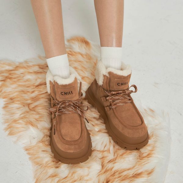 冬天不想離腳-麂皮毛圈雪靴-咖啡色 小白鞋,餅乾鞋,厚底鞋,休閒鞋,鬆餅鞋,真皮鞋,送客神器,情侶鞋,球鞋,厚底球鞋,樂福鞋,瑪莉珍鞋,高跟鞋,女鞋,勃肯鞋,短靴,切爾西靴,踝靴,靴子,中筒靴,長靴,尖頭靴