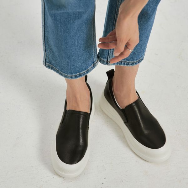 老實系好穿-二代軟Q鞋-黑 小白鞋,餅乾鞋,厚底鞋,休閒鞋,鬆餅鞋,真皮鞋,送客神器,情侶鞋,球鞋,厚底球鞋,樂福鞋,瑪莉珍鞋,高跟鞋,女鞋