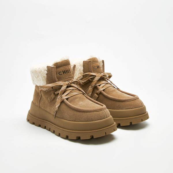 冬天不想離腳-麂皮毛圈雪靴-卡其色 小白鞋,餅乾鞋,厚底鞋,休閒鞋,鬆餅鞋,真皮鞋,送客神器,情侶鞋,球鞋,厚底球鞋,樂福鞋,瑪莉珍鞋,高跟鞋,女鞋,勃肯鞋,短靴,切爾西靴,踝靴,靴子,中筒靴,長靴,尖頭靴