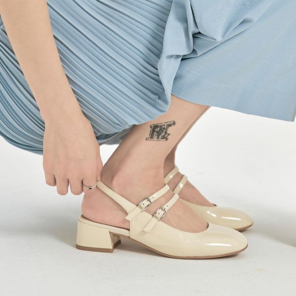 學院風打底-優雅不費力瑪莉珍鞋-光澤白 小白鞋,餅乾鞋,厚底鞋,休閒鞋,鬆餅鞋,真皮鞋,送客神器,情侶鞋,球鞋,厚底球鞋,樂福鞋,瑪莉珍鞋