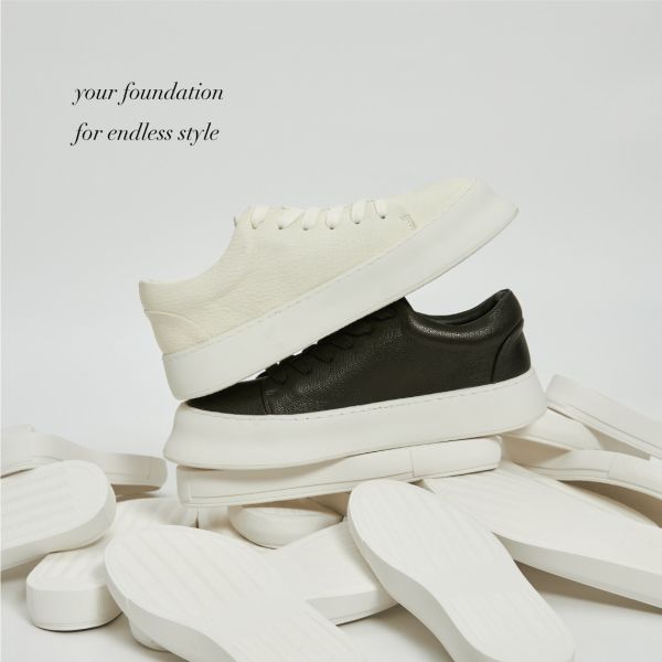 完美穿搭基底-厚底鞋帶休閒男鞋-白 小白鞋,餅乾鞋,厚底鞋,休閒鞋,鬆餅鞋,真皮鞋,送客神器,情侶鞋,球鞋,厚底球鞋,樂福鞋,瑪莉珍鞋,上班鞋,情侶鞋,男鞋