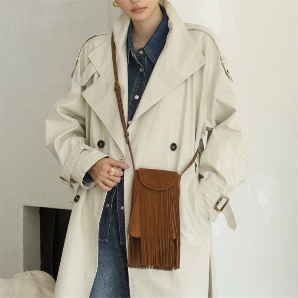 麂皮長流蘇包-棕色 女包推薦,女用包包,側背包女,肩背包女,手提包女,百搭女包,通勤包推薦,小包推薦女,女用小方包,大容量女包,托特包女,腋下包女,馬鞍包女,封口包,拉鍊包,真皮女包,編織包女款,棉麻包推薦,質感女包.小眾女包品牌,麂皮包,流蘇包