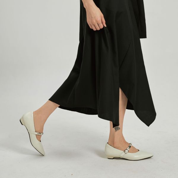 乖女孩反擊-壓紋銀扣瑪莉珍-壓紋白 小白鞋,餅乾鞋,厚底鞋,休閒鞋,鬆餅鞋,真皮鞋,送客神器,情侶鞋,球鞋,厚底球鞋,樂福鞋,瑪莉珍鞋