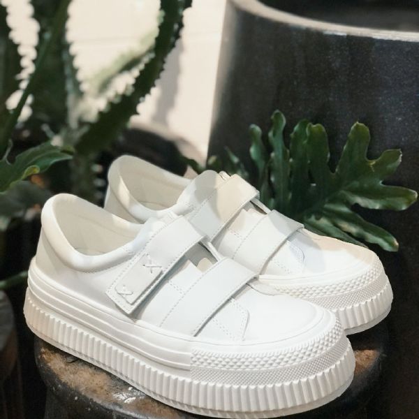 魔鬼沾上餅乾鞋-奶油白 小白鞋,餅乾鞋,厚底鞋,休閒鞋,鬆餅鞋,真皮鞋,送客神器,情侶鞋,女鞋