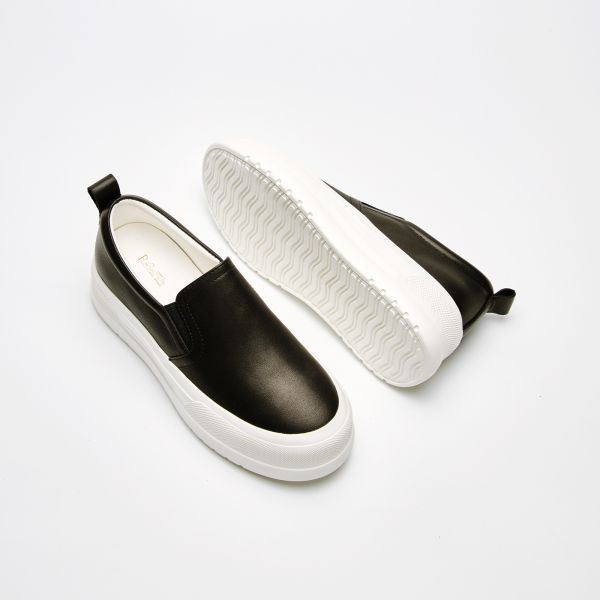 老實系好穿-二代軟Q鞋-黑 小白鞋,餅乾鞋,厚底鞋,休閒鞋,鬆餅鞋,真皮鞋,送客神器,情侶鞋,球鞋,厚底球鞋,樂福鞋,瑪莉珍鞋,高跟鞋,女鞋