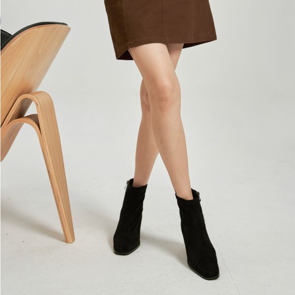 忘記有穿彈力靴-二代絨布彈力靴-黑色 小白鞋,餅乾鞋,厚底鞋,休閒鞋,鬆餅鞋,真皮鞋,送客神器,情侶鞋,球鞋,厚底球鞋,樂福鞋,瑪莉珍鞋,高跟鞋,女鞋,勃肯鞋,短靴,切爾西靴,踝靴,靴子,中筒靴,長靴,尖頭靴