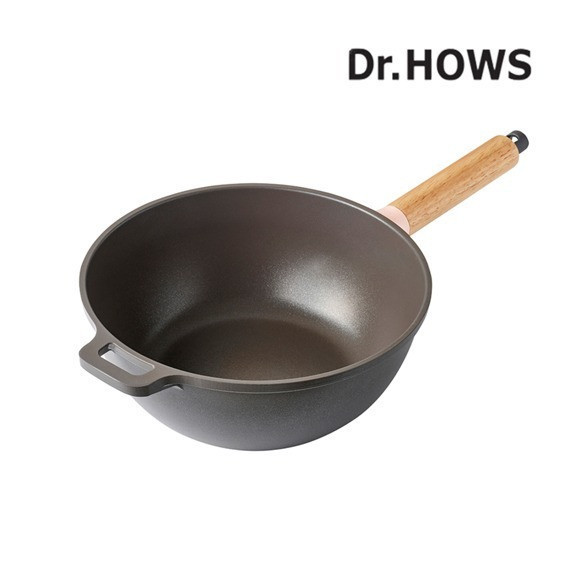 【韓國Dr.HOWS】BOSQUE 崗岩蓄熱不沾炒鍋(28cm) 