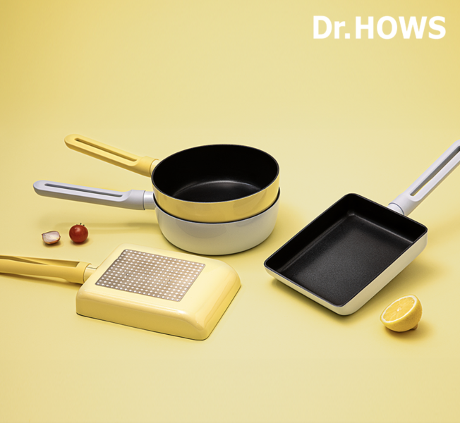 【韓國Dr.HOWS】NEO 玉子燒鍋(20cm/附鍋鏟) DR.HOWS、玉子燒鍋、不沾塗層