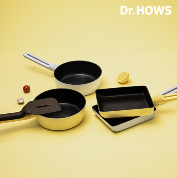 【韓國Dr.HOWS】NEO 炒鍋(20cm/附鍋鏟) DR.HOWS、炒鍋、不沾塗層