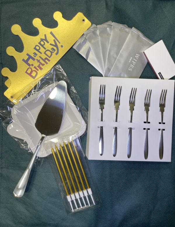 不鏽鋼餐具組+蠟燭 