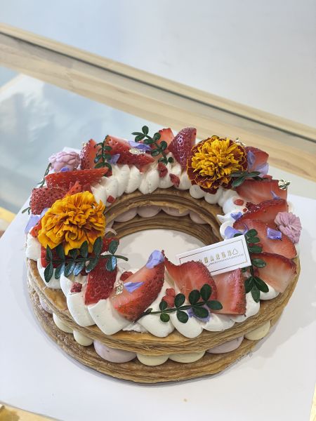 莓好雲圈千層蛋糕 