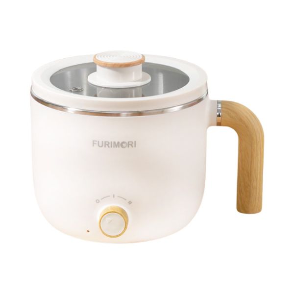 【富力森FURIMORI】1.2L日式多功能美食鍋FU-EH127 富力森美食鍋, 1.2L電鍋, FU-EH127, 日式多功能鍋, 家用電煮鍋, 蒸煮鍋, 廚房電器, 煮麵煮粥鍋, 小型電鍋, 便攜電鍋