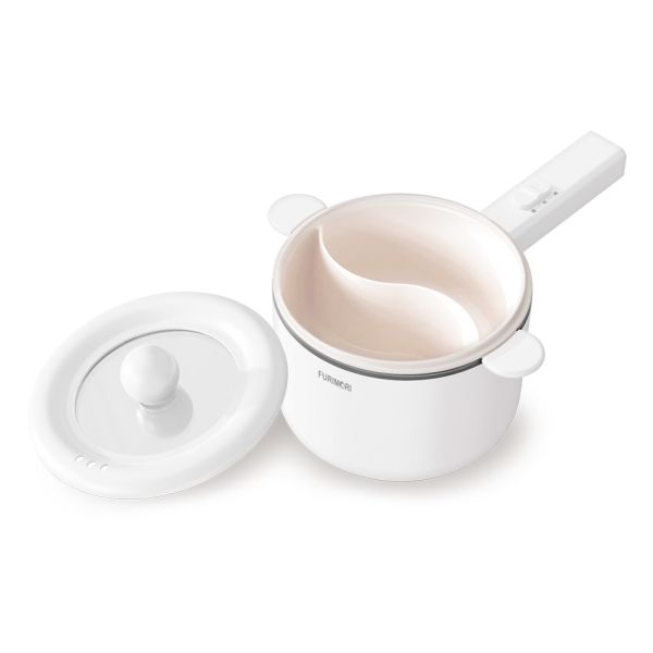 【富力森FURIMORI】2L分離式鴛鴦美食鍋FU-EH255 鴛鴦鍋, 分離式火鍋, 小家電推薦, FURIMORI美食鍋, 2L火鍋, 雙味鍋, 家用電鍋, 多功能電鍋, 分離式設計鍋, 陶瓷不沾鍋, 小家庭鍋具, 宿舍火鍋, 電火鍋推薦, 容易清洗火鍋, 鍋具品牌推薦