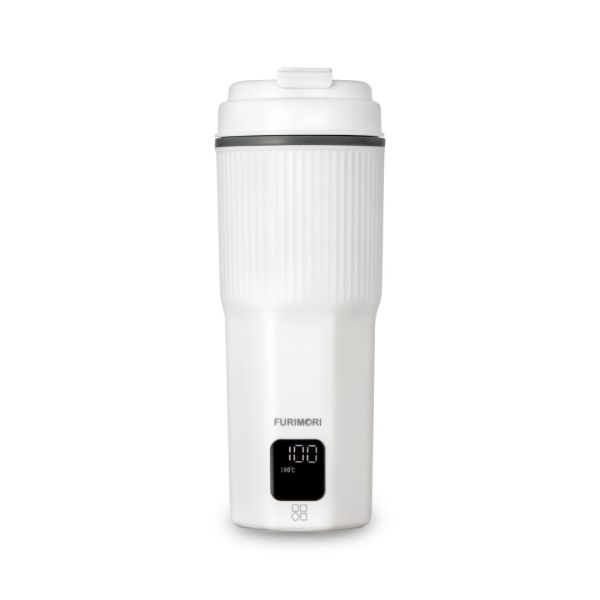 【富力森FURIMORI】316全電壓電熱水杯450ml FU-K176 富力森電熱杯,國際電壓, 316不鏽鋼旅行杯, FU-K1210, 便攜式溫控杯, 電熱保溫杯, 溫控水杯, 旅行電熱杯, 隔熱保溫杯, 智能溫控杯, 出差必備